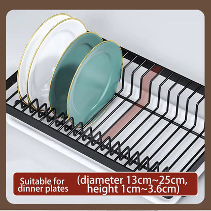 2-Tier Compact Dish Drying Rack